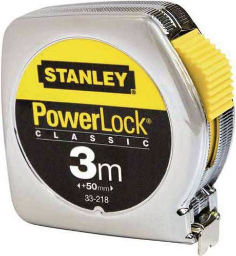 Stanley 0 33 218 PowerLock Classic Rolmaat 3m x 12, 7mm