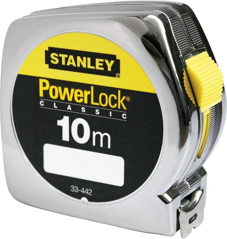 Stanley 1 33 442 Powerlock Classic ABS Rolmaat 10m X 25mm
