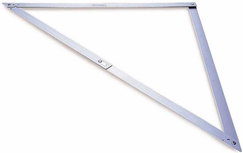 Stanley 1 45 013 Opvouwbare aluminium bouwhaak/winkelhaak