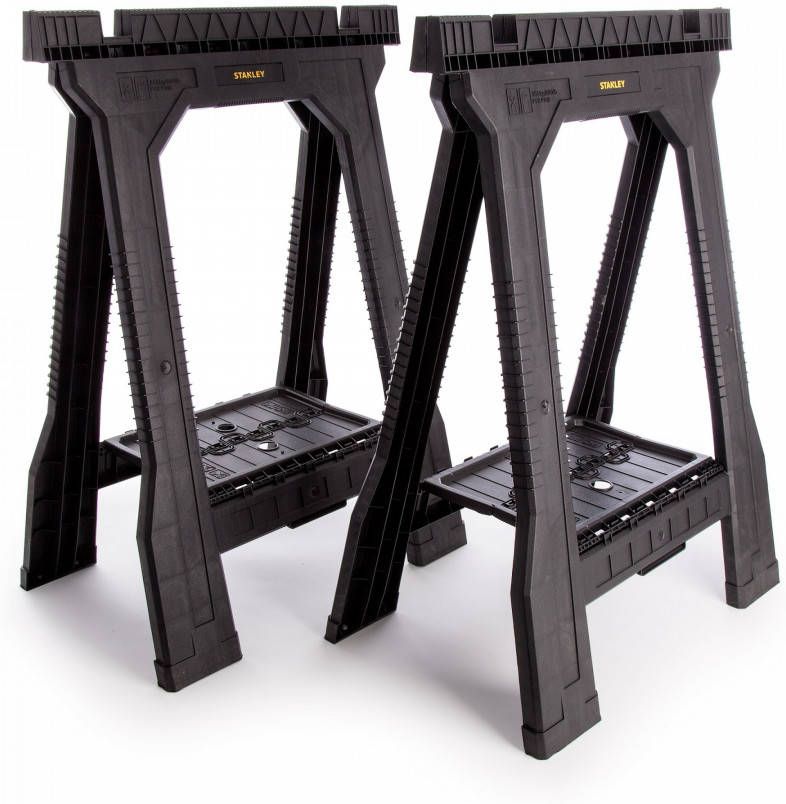 Stanley STST1 70355 Kunststof schragen opvouwbaar junior draagcapaciteit 360 kg(set van 2 stuks )