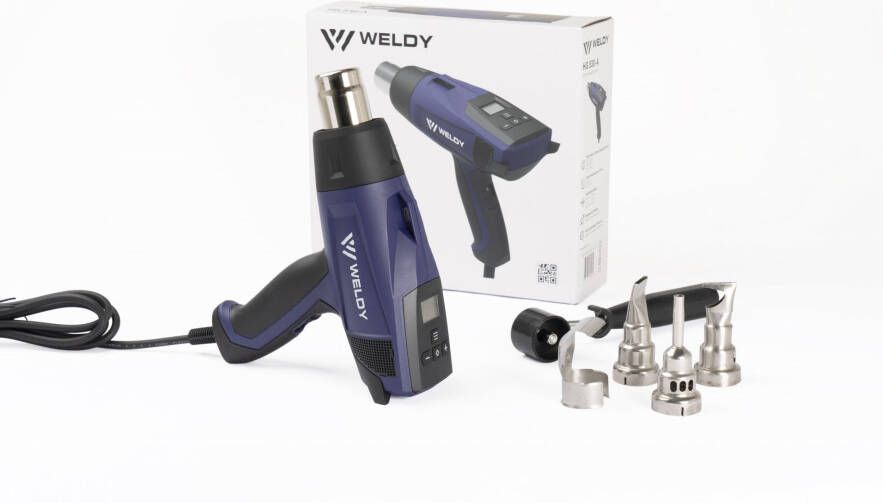 Weldy HG 530 S Heteluchtpistool Incl. 3 Mondstukken 2000W