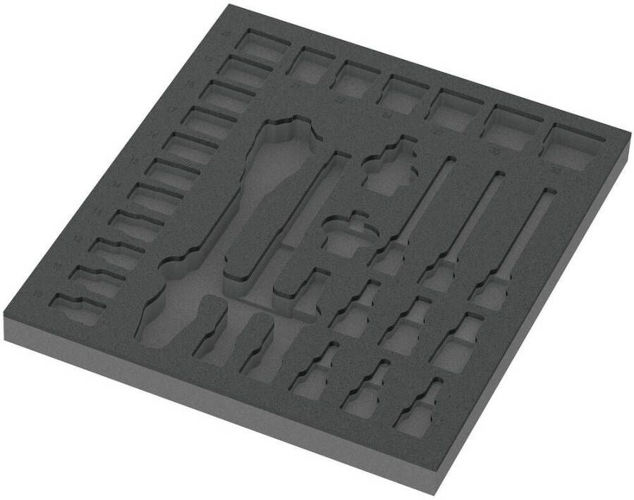 Wera 05137322001 9822 Schuimstof Inlegstuk 8000 C Zyklopset 1