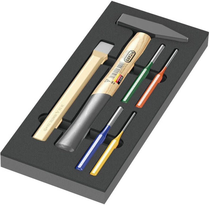 Wera 05150182001 9782 6 delige Hamerset In Schuimrubberen Inleg