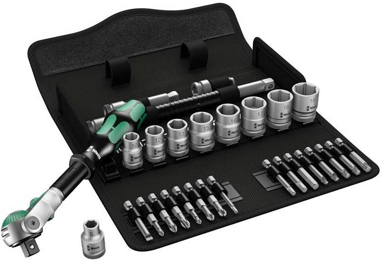 Wera 5004046001 SB 6 29 delige Zyklop Speed dopsleutelset 3/8"