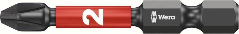Wera 05057656001 1/4"Philips Impaktor Diamant Bit PH2 X 50mm(5st )
