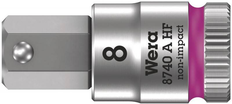 Wera 05003384001 8740 A HF Zyklop Dopbit met vasthoudfunctie Inbus 9/64" x 28mm x 1/4"