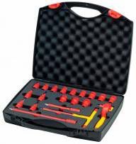 Wiha 7208N 20 Delige Ratelsleutelset Geïsoleerd 3/8"