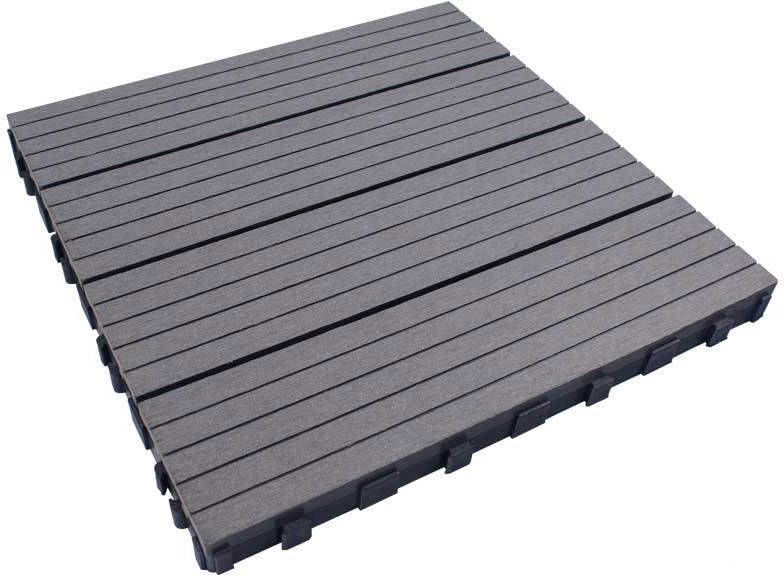 elephant Terrastegel grijs click 30 x 30 cm(set van 4 stuks )
