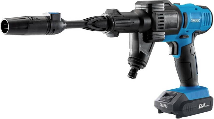 Draper Tools Hogedrukreiniger met 1 x 2 Ah D20 accu 20 V