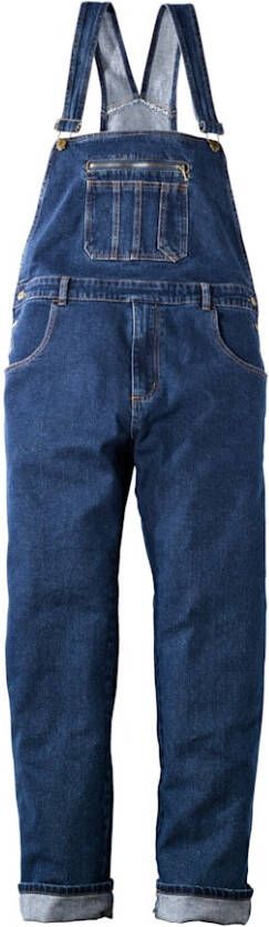 John F. Gee Spijkertuinbroek Comfort Fit Blue stone