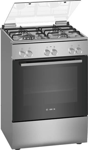 Bosch Serie 2 HXA090D50N Gas-elektrische fornuizen Roestvrijstaal