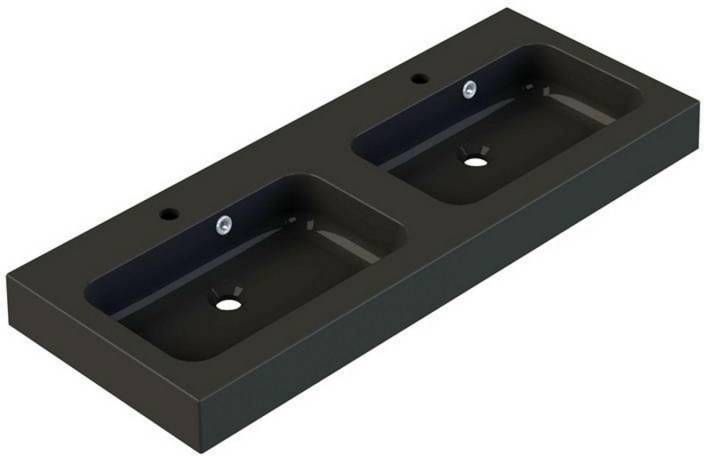 Allibert Wastafel Roke 120, 5x10x46, 5 cm Zwart