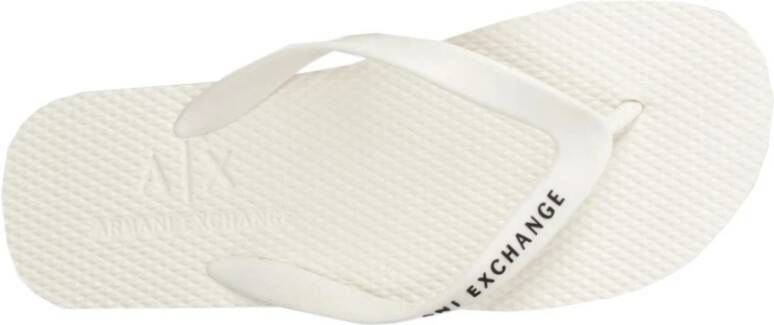 Armani Exchange Slippers Wit Heren