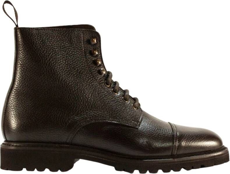 Berwich platte schoenen donkerbruin , Zwart, Heren