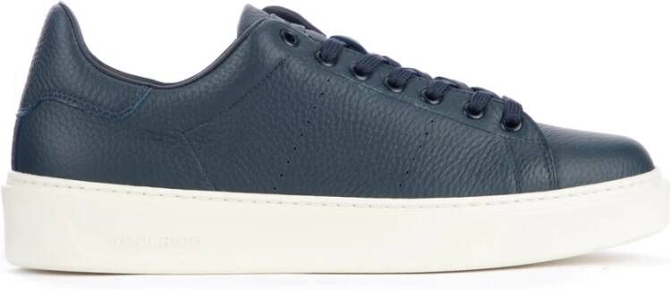 Woolrich Blauw Sneakers Classic Court , Blauw, Heren
