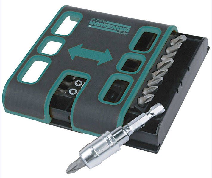 Brüder Mannesmann Bitset met magnetische snelwissel bithouder(18 dlg )