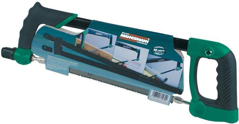 Brüder Mannesmann Zaagbeugel met 3 zaagbladen