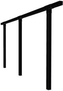 Trendyard Zwart Houten Enkele Pergola 476 CM