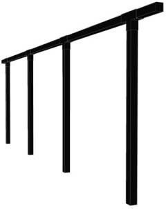 Trendyard Zwart Houten Enkele Pergola 664 CM