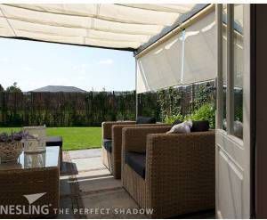 Pergola Nesling Douglas Wall 1 Gebroken wit 370x500 cm