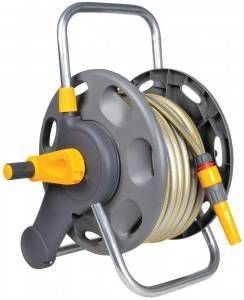 Hozelock Tuinslanghaspel 2 in 1 compleet met 25m slang voorgemonteerd