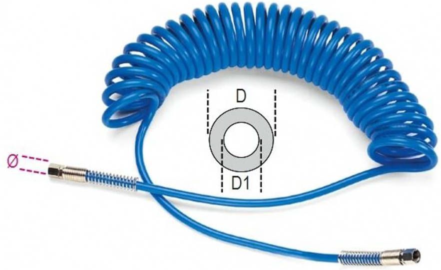 Beta Tools Spiraalslang 1915B 6, 5X10 95 Shore 9