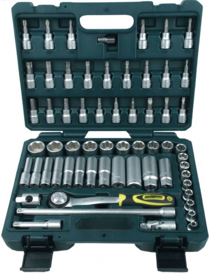 Brü, der Mannesmann Doppendoos 61 delig 3/8" 2045