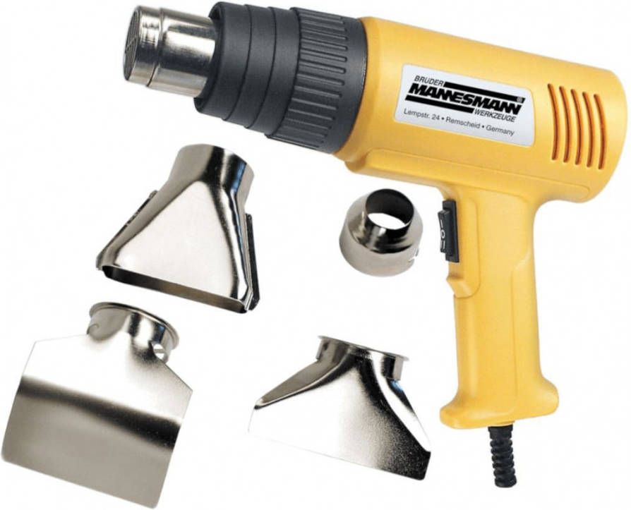 Brüder Mannesmann 49500 Heteluchtpistool Incl. Accessoires 2000W