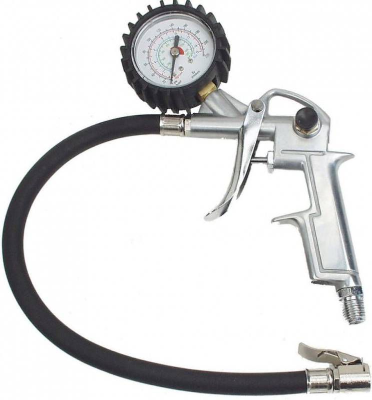 Brü, der Mannesmann Bandenpomp met manometer 15 Bar 1543