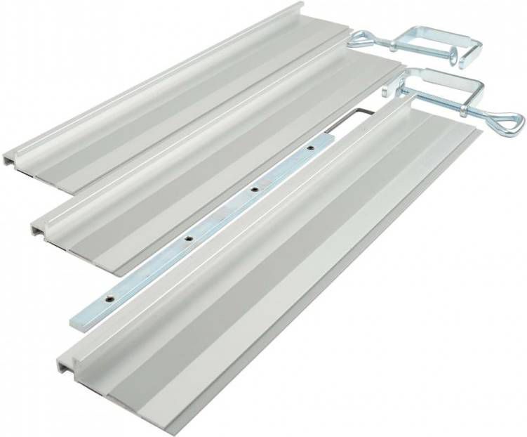 Brüder Mannesmann 12893 Zaaggeleider voor mini handcirkelzaag 12891 126cm