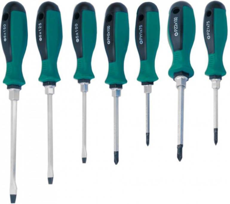 Brüder Mannesmann Werkzeuge Schroevendraaier 7 delig(set )