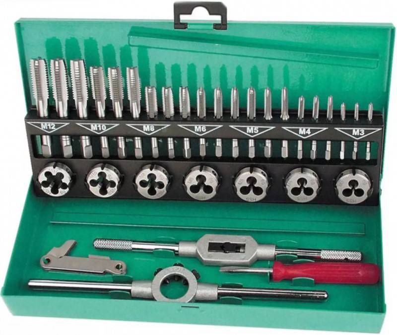 Brüder Mannesmann Werkzeuge Draadtap inclusief 21 boren(set, 32 delig )