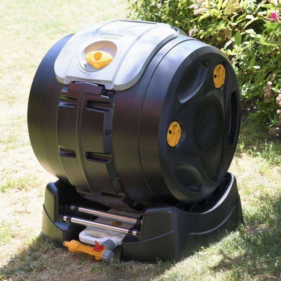 Hozelock Compostbak 2 in 1 Easymix draaibaar