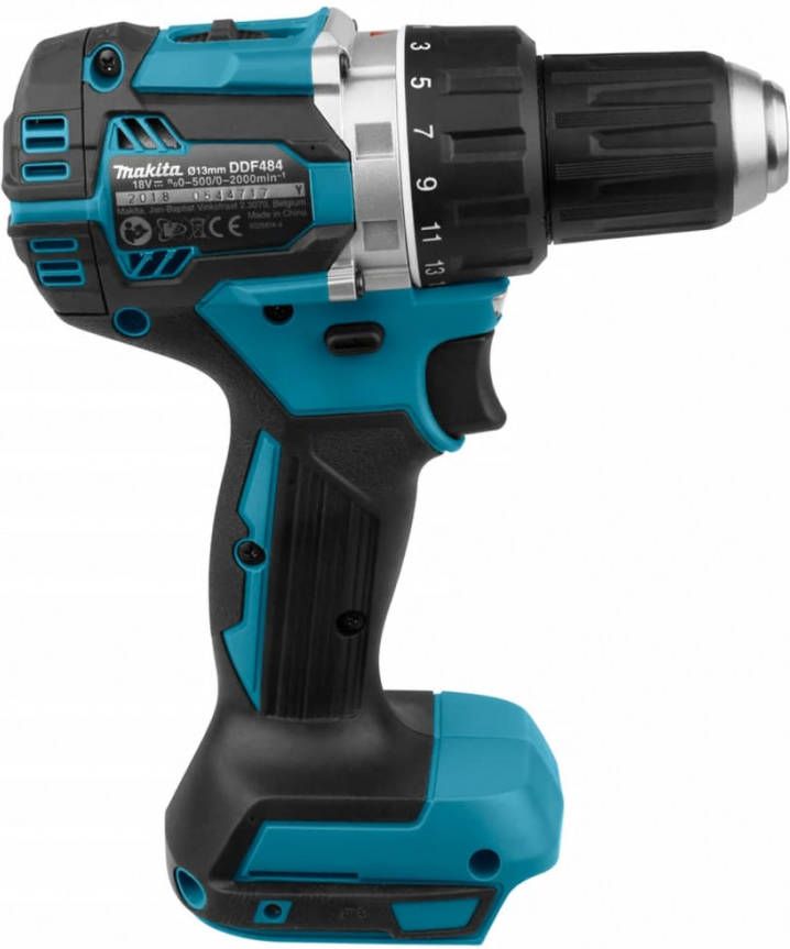 Makita Boormachine zonder accu en oplader 18 V blauw en zwart