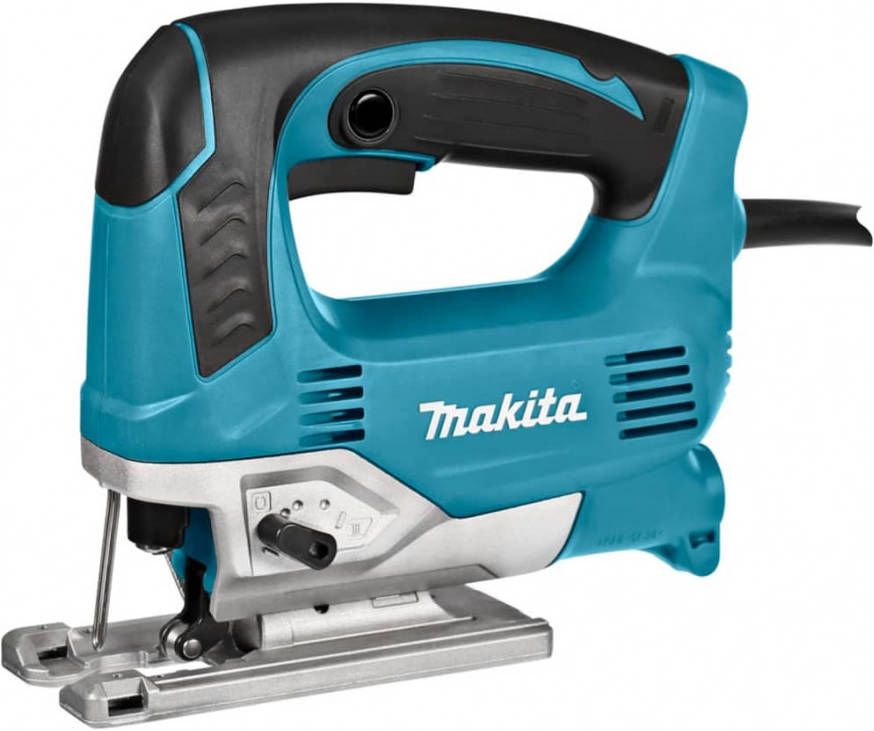 Makita Decoupeerzaag 650 W blauw en zwart