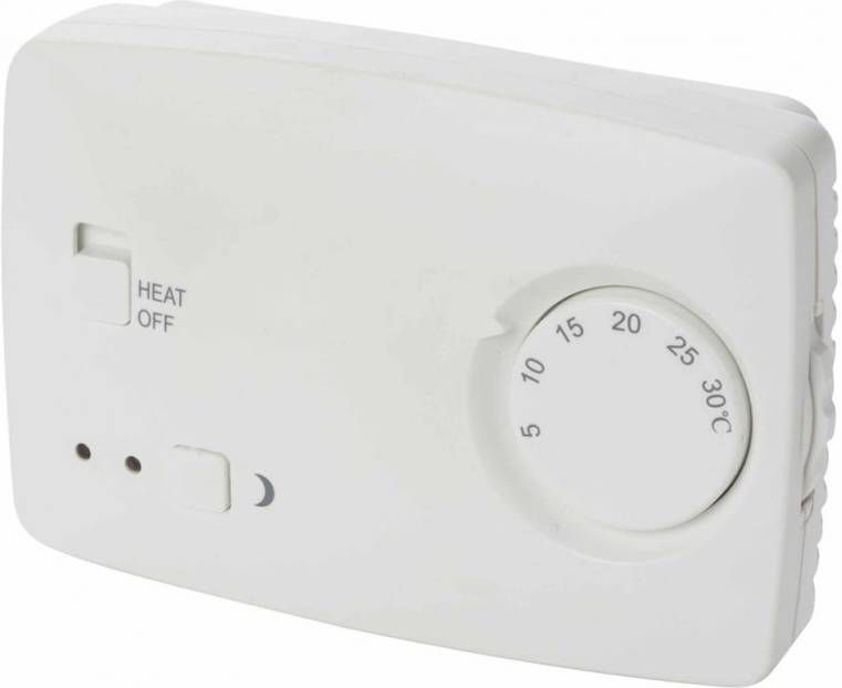 Perel Thermostaat niet programmeerbaar wit CTH407