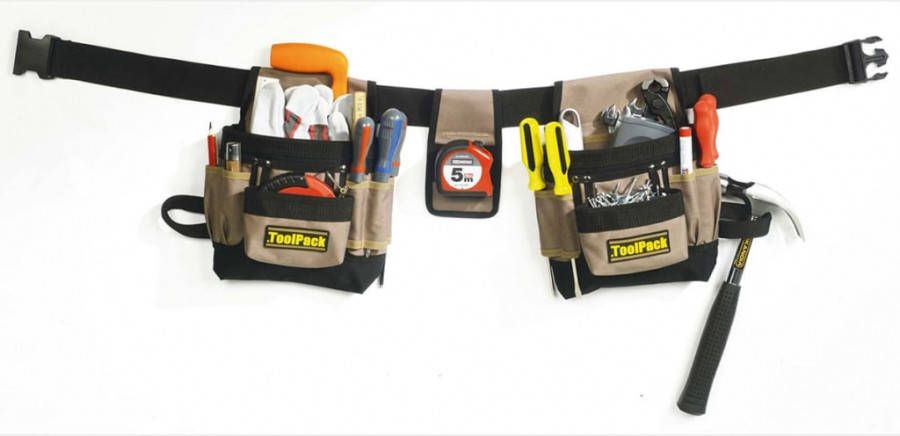 ToolPack 360.056 Classic D Gereedschapsgordel 2 holsters 600D Polyester