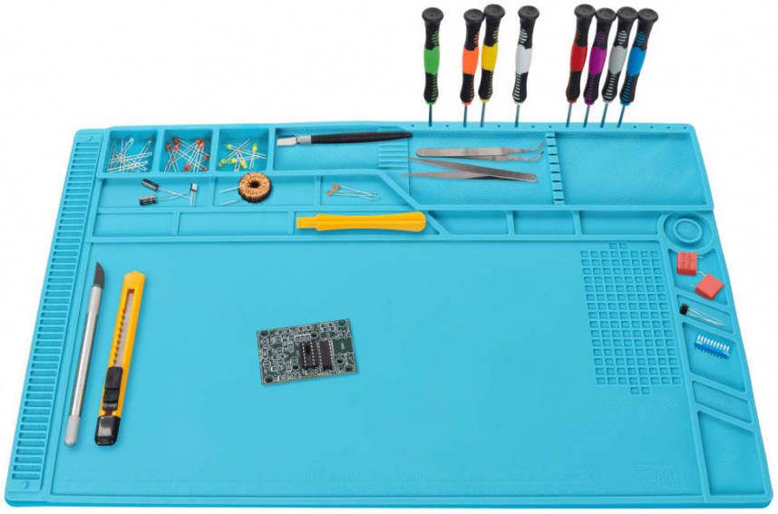 Velleman Siliconen Soldeermat 550 X 350 Mm