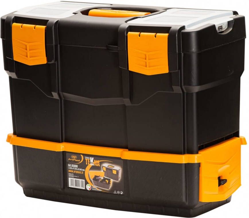 VIDAXL Gereedschapskist 420x220x340 mm polypropeen