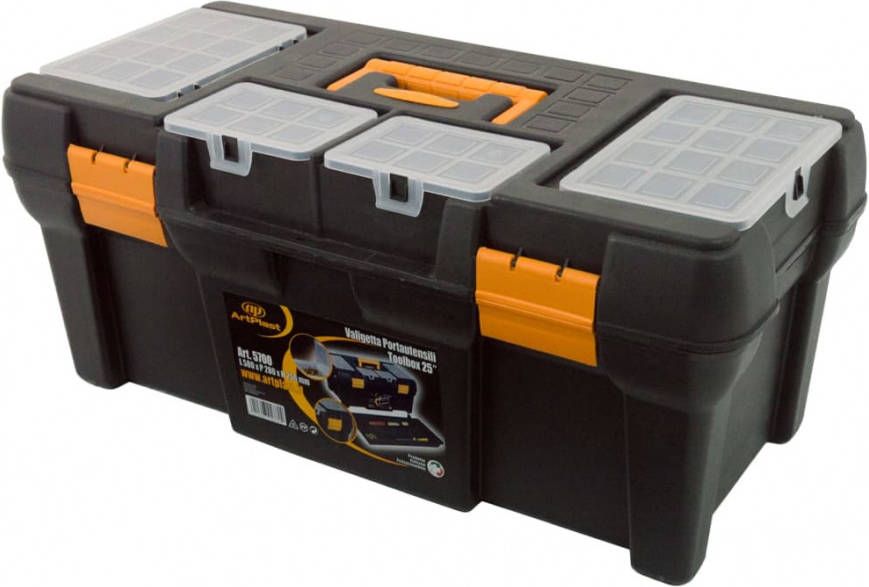 VIDAXL Gereedschapskist 580x280x250 mm polypropeen