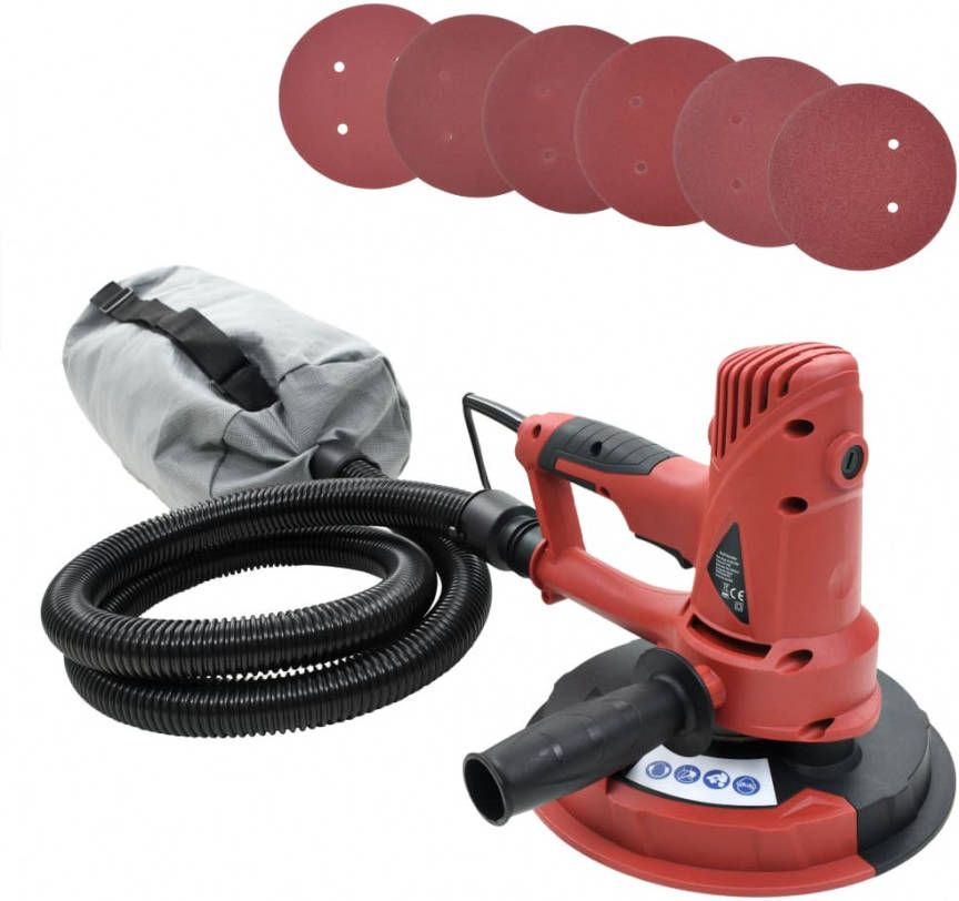 VIDAXL Wand en plafondschuurmachine met afzuigfunctie 710 W