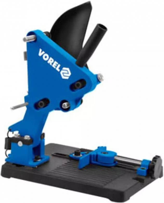 VOREL Haakse slijperstandaard blauw metaal 79641