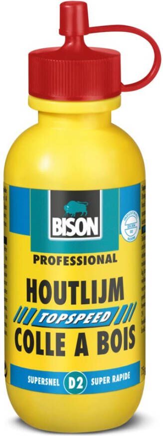 Bison 1338702 Topspeed Houtlijm D2 Snel 75gr
