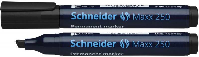 Schneider Marker Maxx 250 Permanent Beitelpunt Zwart