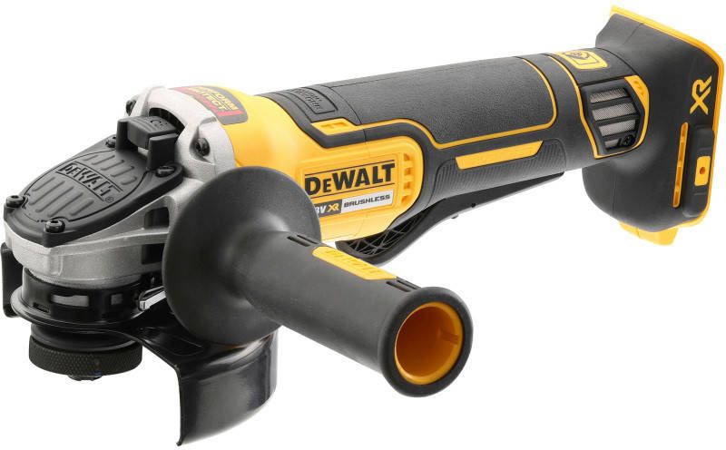 DeWalt 18V XR 125mm Brushless haakse slijper met dodemansschakelaar DCG406NT Haakse slijper