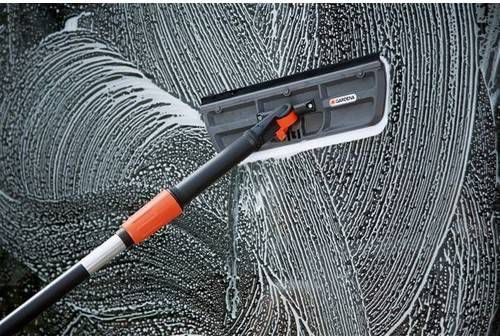 GARDENA Raamborstel met wisser Wasborstel