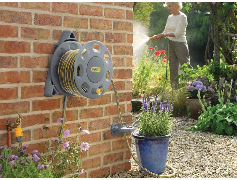 Hozelock 2420R0000 30m Muurhaspel Slanghaspel