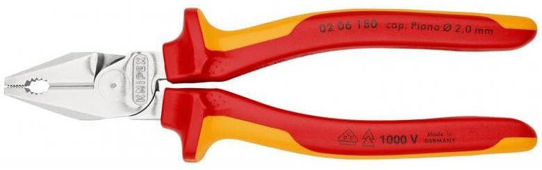 Knipex Kracht kombitang 02 06 180 VDE Combinatietang