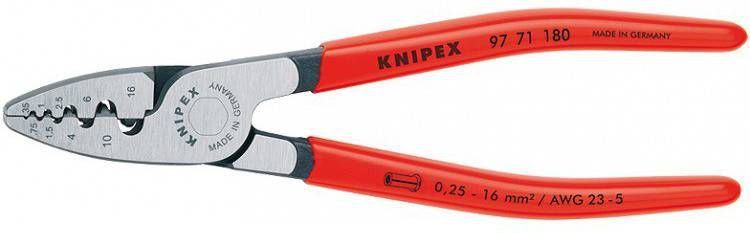 Knipex Krimptang voor adereindhulzen 9771180 Krimptang