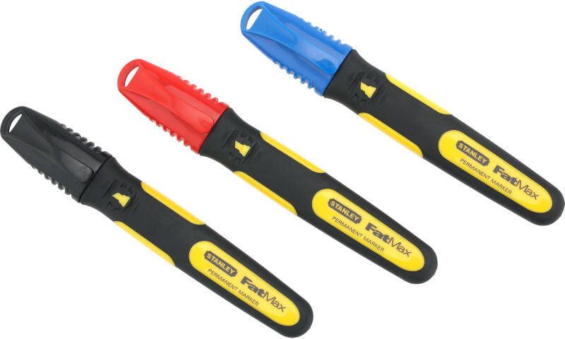 STANLEY FatMax Markeerstift Rood/Zwart/Blauw Tekenen